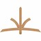 Ekena Millwork Davenport Timber Gable Bracket, Western Red Cedar, 60"W x 38"H x 3 1/2"D x 3 1/2"F, 15/12 Pitch GBW060X38X0404DAV00SWR - alternate 1